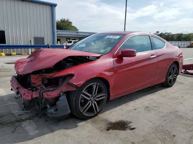 1HGCT2B07HA004485 - 2017 HONDA ACCORD TOURING RED photo 1