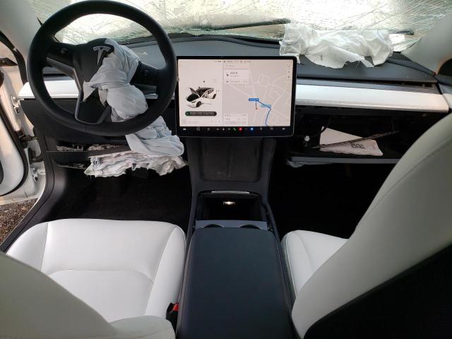 5YJ3E1EA9PF502846 - 2023 TESLA MODEL 3 WHITE photo 8