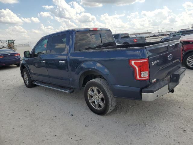 1FTEW1CG6GKE01733 - 2016 FORD F150 SUPERCREW BLUE photo 2