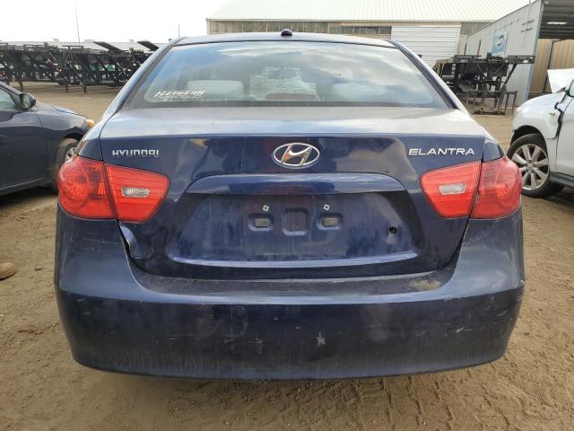 KMHDU46D98U378227 - 2008 HYUNDAI ELANTRA GLS BLUE photo 6