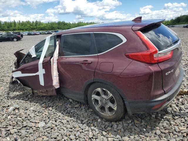 2HKRW2H89HH606097 - 2017 HONDA CR-V EXL BURGUNDY photo 2