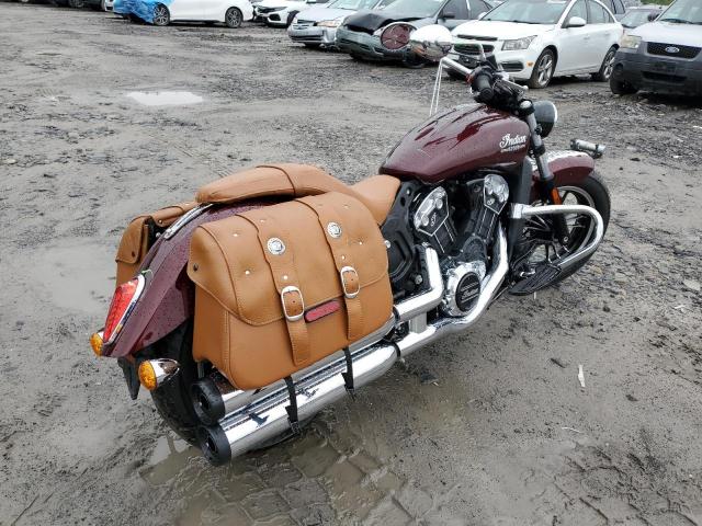 56KMSA001P3191500 - 2023 INDIAN MOTORCYCLE CO. SCOUT ABS BURGUNDY photo 4