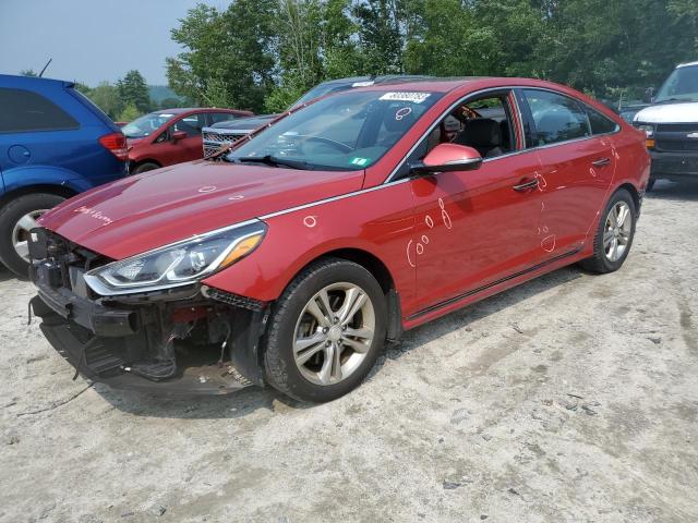 5NPE34AF4KH818294 - 2019 HYUNDAI SONATA LIMITED RED photo 1