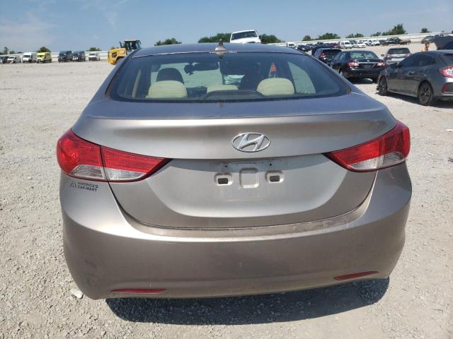 5NPDH4AEXCH063903 - 2012 HYUNDAI ELANTRA GLS SILVER photo 6