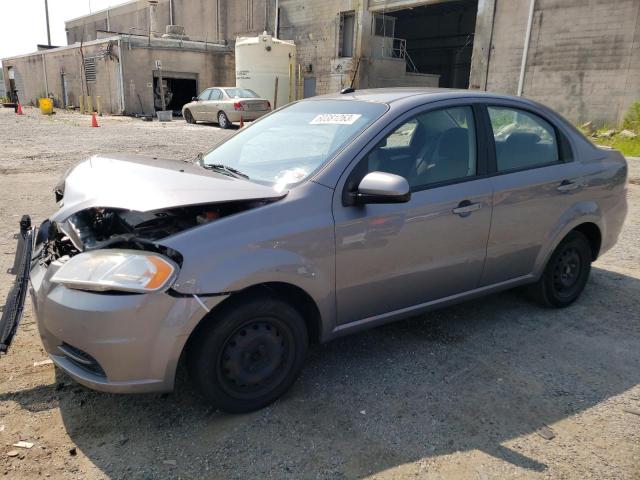 KL1TD5DE9AB093179 - 2010 CHEVROLET AVEO LS ნაცრისფერი ფოტო 1