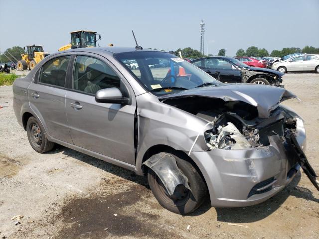 KL1TD5DE9AB093179 - 2010 CHEVROLET AVEO LS ნაცრისფერი ფოტო 4