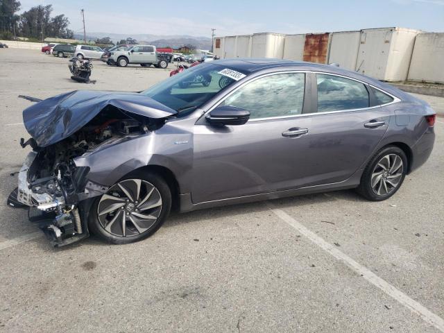 19XZE4F98ME000072 - 2021 HONDA INSIGHT TOURING GRAY photo 1