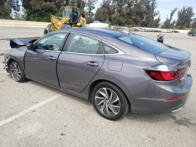 19XZE4F98ME000072 - 2021 HONDA INSIGHT TOURING GRAY photo 2