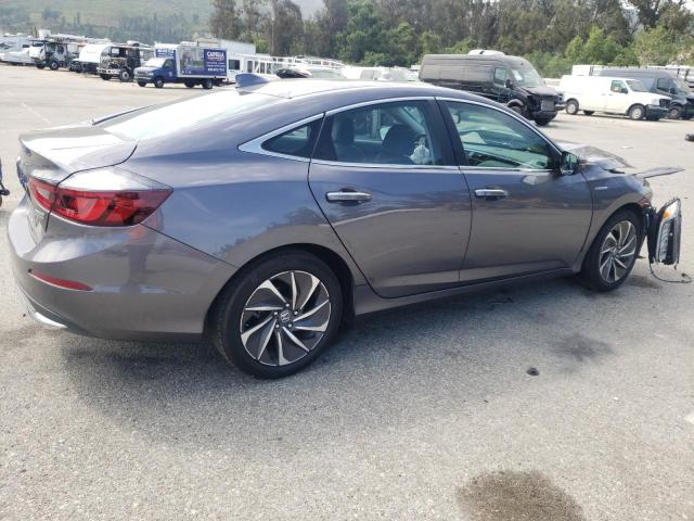 19XZE4F98ME000072 - 2021 HONDA INSIGHT TOURING GRAY photo 3