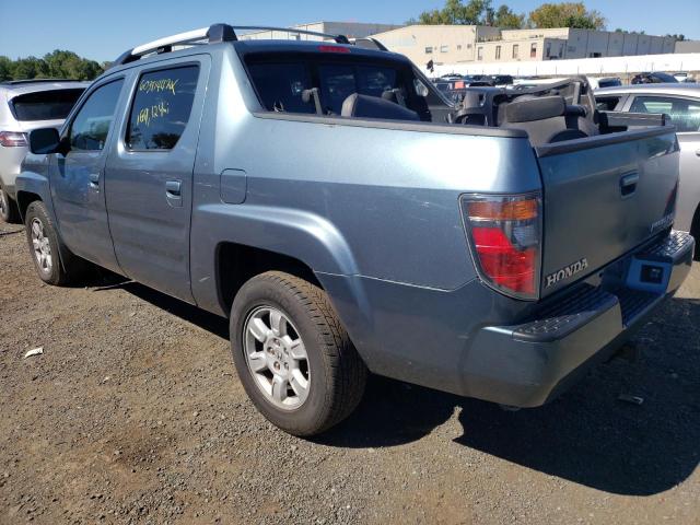 2HJYK16467H543433 - 2007 HONDA RIDGELINE RTS BLUE photo 3