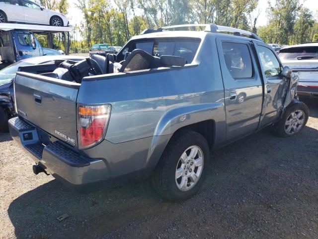 2HJYK16467H543433 - 2007 HONDA RIDGELINE RTS BLUE photo 4