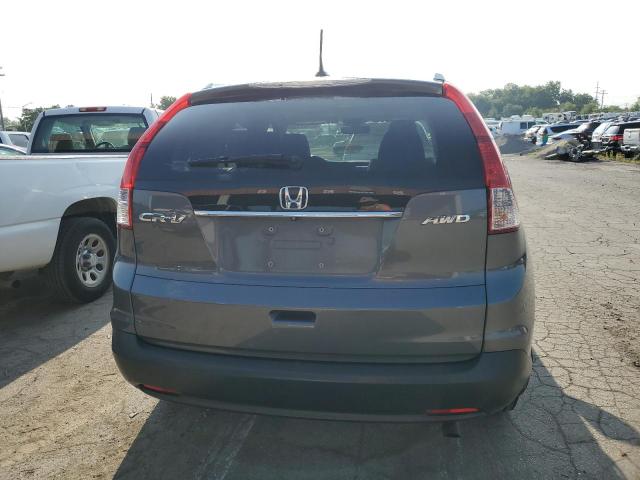 5J6RM4H77EL019567 - 2014 HONDA CR-V EXL GRAY photo 6