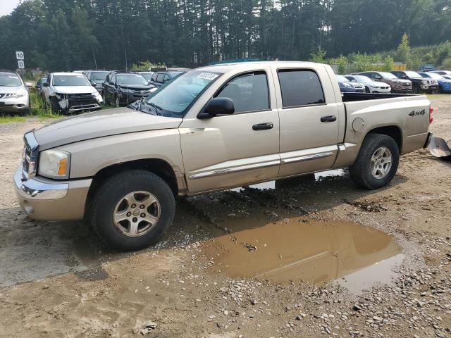 1D7HW58NX5S322192 - 2005 DODGE DAKOTA QUAD LARAMIE BEIGE photo 1