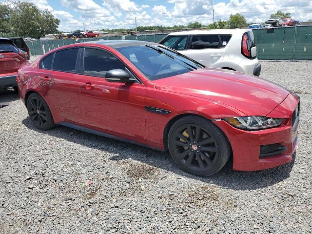 SAJAF4BV1HA965833 - 2017 JAGUAR XE R - SPORT RED photo 4