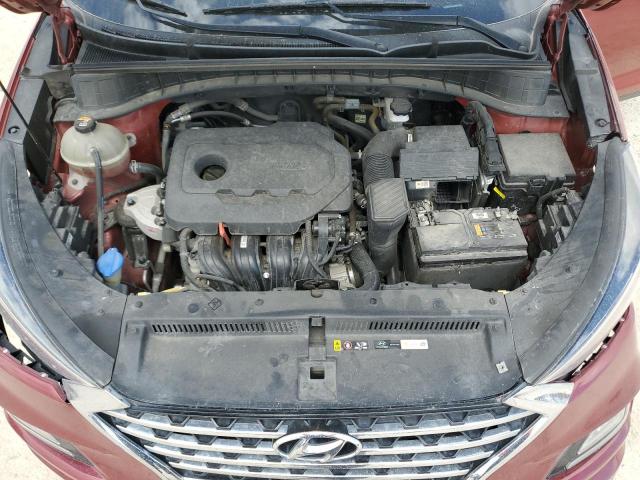 KM8J33AL4MU387474 - 2021 HYUNDAI TUCSON LIMITED RED photo 12