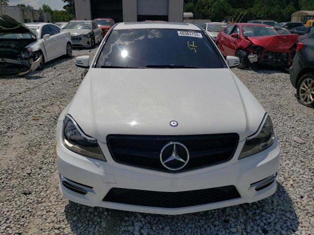 WDDGF4HB9DR247695 - 2013 MERCEDES-BENZ C 250 WHITE photo 5