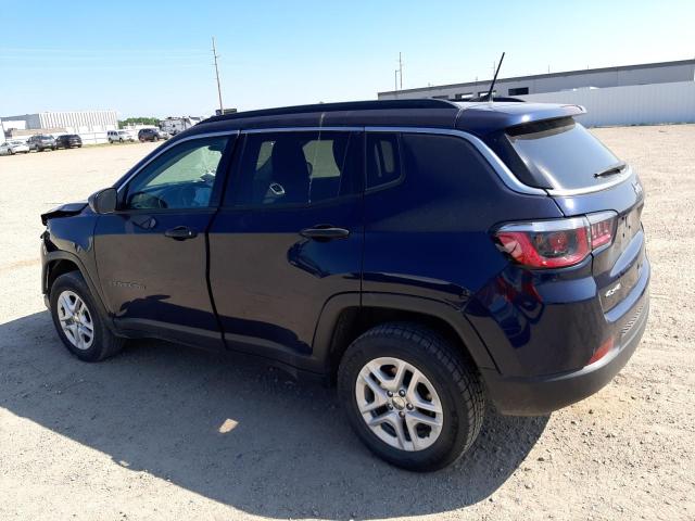 3C4NJDAB3KT656337 - 2019 JEEP COMPASS SPORT BLUE photo 2