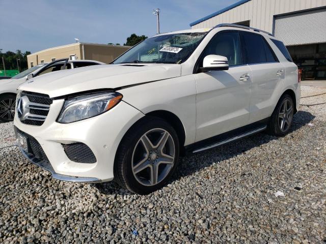 4JGDA5GB1HA845931 - 2017 MERCEDES-BENZ GLE 400 4MATIC WHITE photo 1