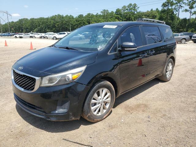 KNDMA5C19F6022102 - 2015 KIA SEDONA L BLACK photo 1