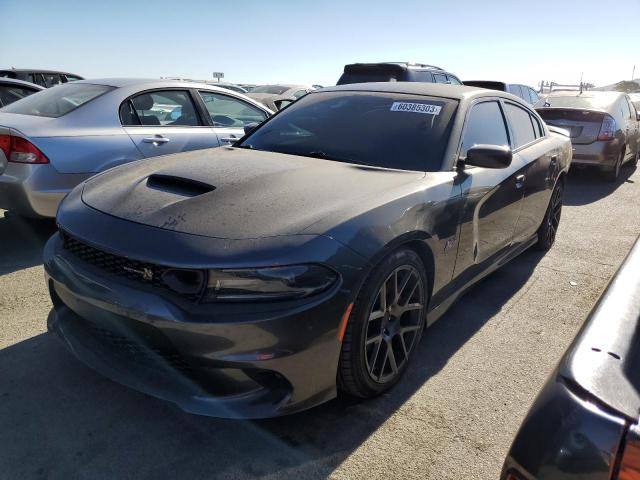 2C3CDXGJ5KH564013 - 2019 DODGE CHARGER SCAT PACK GRAY photo 1