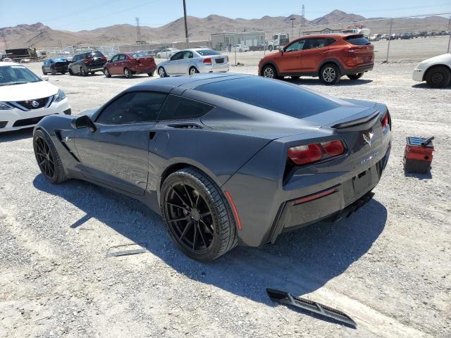 1G1YF2D72E5121734 - 2014 CHEVROLET CORVETTE STINGRAY 3LT BLACK photo 2