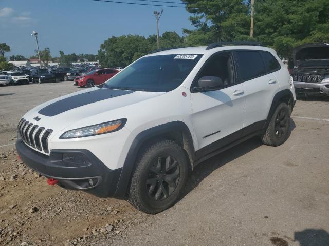 1C4PJMBS2FW786701 - 2015 JEEP CHEROKEE TRAILHAWK WHITE photo 1