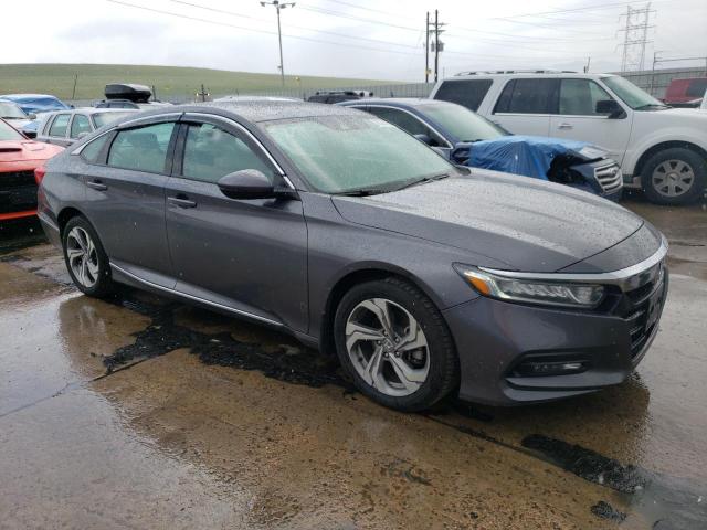 1HGCV1F56JA176281 - 2018 HONDA ACCORD EXL GRAY photo 4