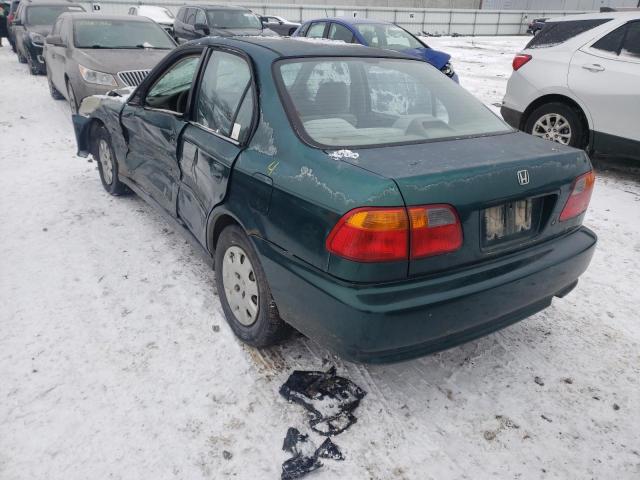 2HGEJ6614XH511207 - 1999 HONDA CIVIC BASE GREEN photo 3