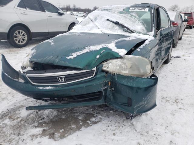 2HGEJ6614XH511207 - 1999 HONDA CIVIC BASE GREEN photo 9