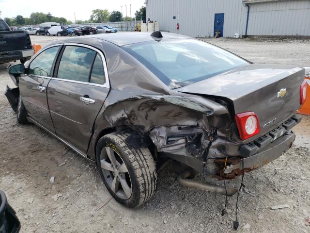 1G1ZC5EU2CF187212 - 2012 CHEVROLET MALIBU 1LT 棕色 照片 3