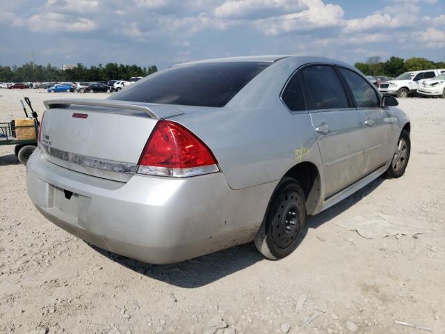 2G1WB5EN8A1179425 - 2010 CHEVROLET IMPALA LT SILVER photo 4