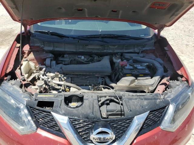 5N1AT2MT7FC868365 - 2015 NISSAN ROGUE S MAROON photo 12