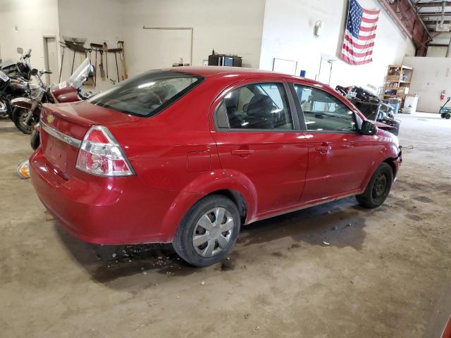 KL1TD5DE8BB162722 - 2011 CHEVROLET AVEO LS 红色 照片 3