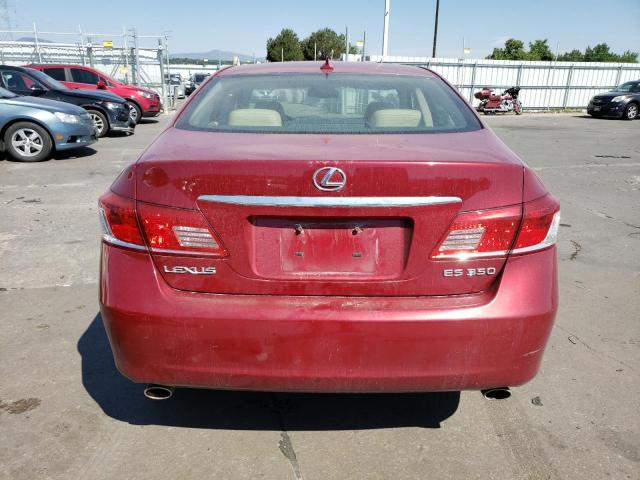 JTHBK1EG3A2350046 - 2010 LEXUS ES 350 RED photo 6