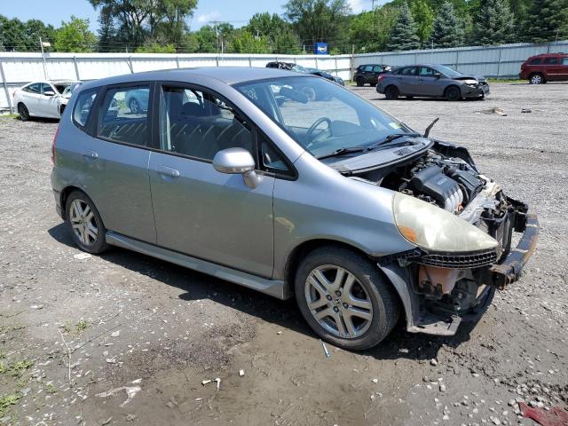 JHMGD376X7S006884 - 2007 HONDA FIT S 灰色 照片 4