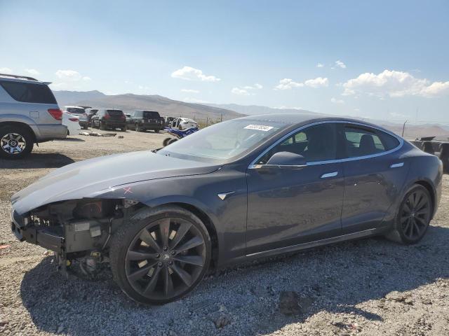 5YJSA1E23HF196647 - 2017 TESLA MODEL S Mavi foto 1