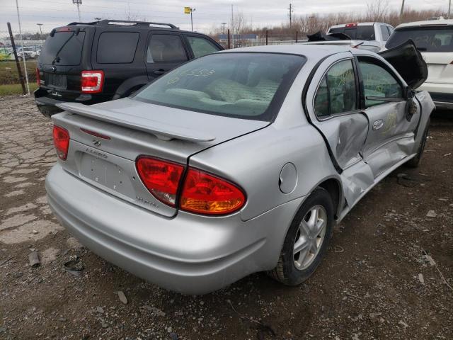 1G3NL52F24C186558 - 2004 OLDSMOBILE ALERO GL SILVER photo 4