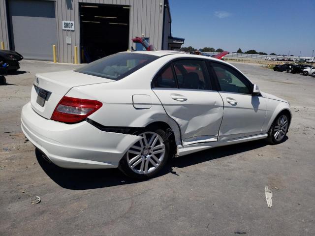 WDDGF54XX8F053000 - 2008 MERCEDES-BENZ C300 300 WHITE photo 3