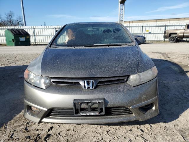 2HGFG12816H520857 - 2006 HONDA CIVIC EX GRAY photo 5