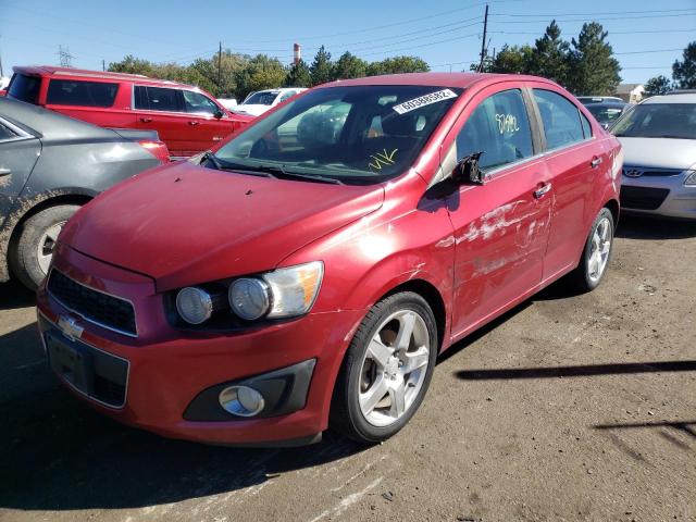 1G1JE5SB6D4208098 - 2013 CHEVROLET SONIC LTZ RED photo 2