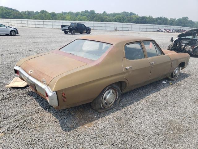 133690K184431 - 1970 CHEVROLET CHEVELLE GOLD photo 3