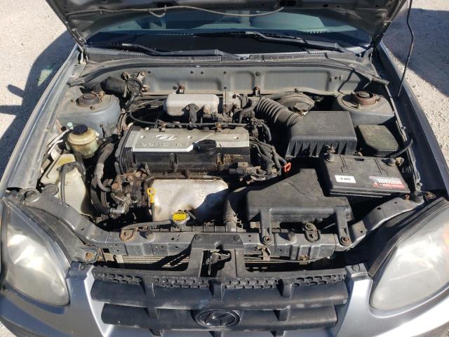 KMHCG45C63U489242 - 2003 HYUNDAI ACCENT GL GRAY photo 7