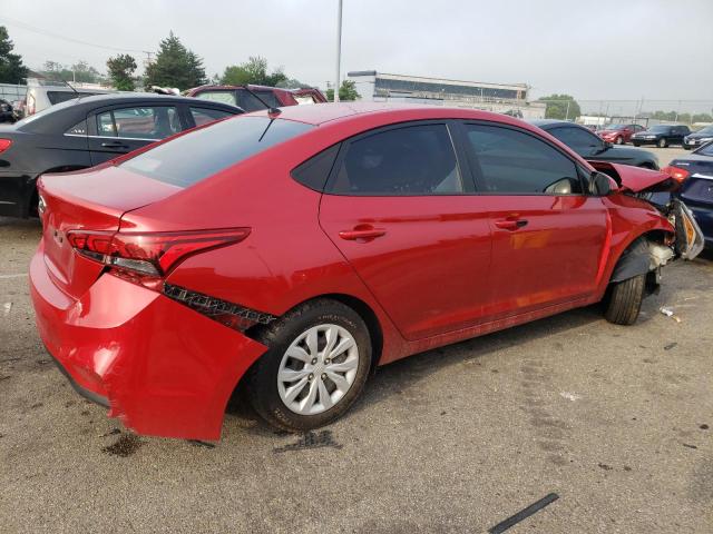 3KPC24A64LE103807 - 2020 HYUNDAI ACCENT SE RED photo 3