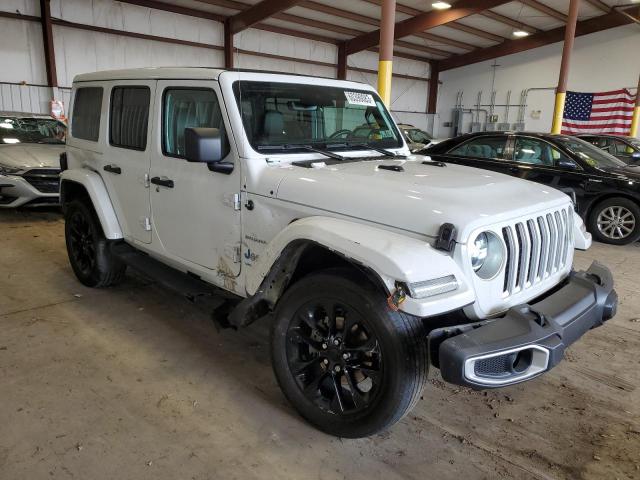 1C4JJXP68MW767988 - 2021 JEEP WRANGLER U SAHARA 4XE WHITE photo 4