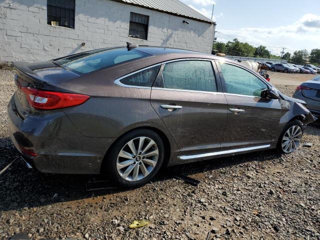 5NPE34AFXGH343497 - 2016 HYUNDAI SONATA SPORT BROWN photo 3