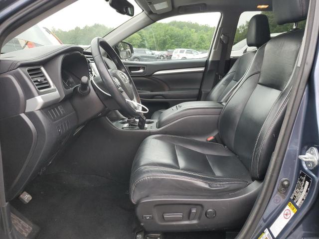 5TDJKRFH5GS264743 - 2016 TOYOTA HIGHLANDER XLE BLUE photo 7