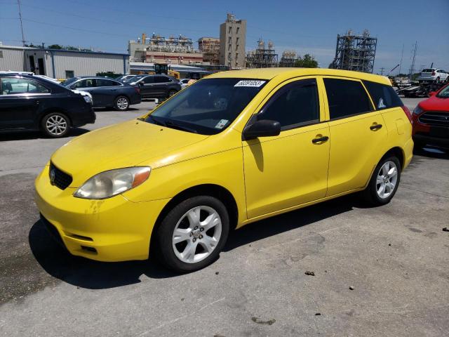 2T1KR32E44C183780 - 2004 TOYOTA COROLLA MA XR YELLOW photo 1