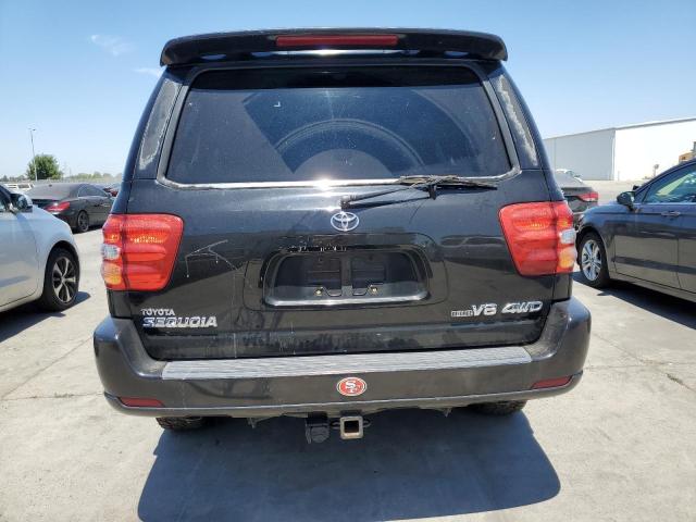 5TDBT48A62S100611 - 2002 TOYOTA SEQUOIA LIMITED BLACK photo 6