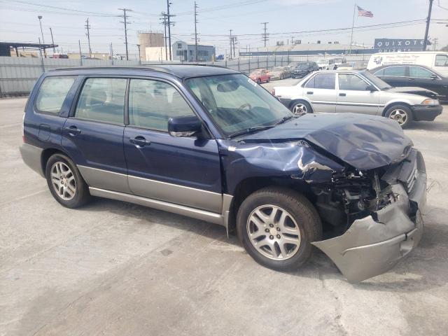 JF1SG67656H715891 - 2006 SUBARU FORESTER 2.5X LL BEAN BLUE photo 4