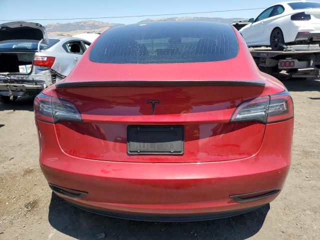 5YJ3E1EA4LF804619 - 2020 TESLA MODEL 3 RED photo 6